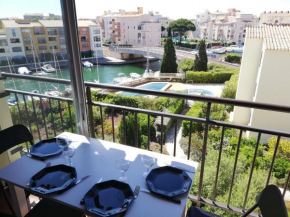 Appartement Studio cap d'agde avec vue port et piscine proche du golf